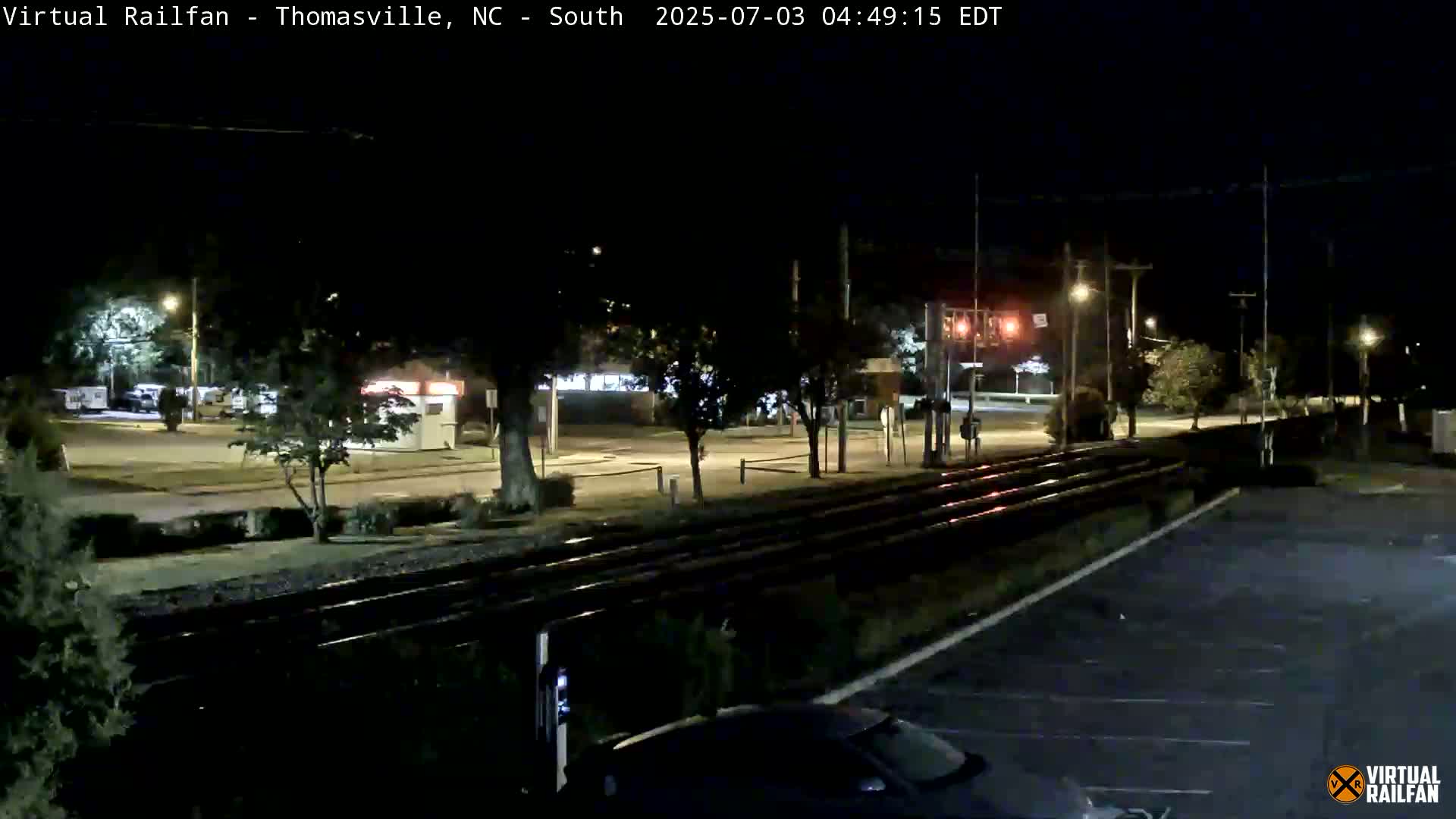 Thomasville Railway Fisher Ferry St. Junction Live Cam - Thomasville, Davidson, North Carolina, USA 