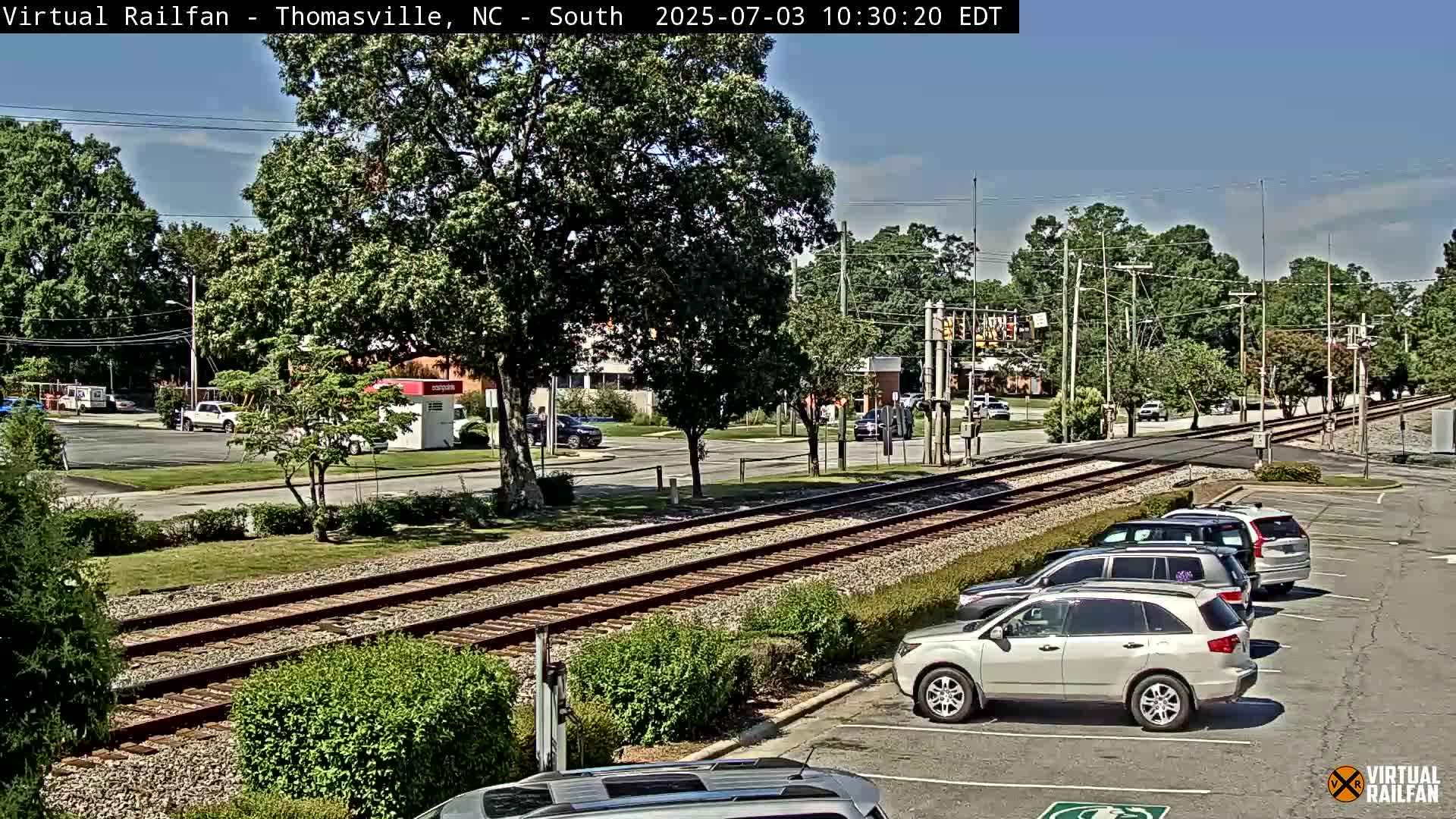 Thomasville Railway Fisher Ferry St. Junction Live Cam - Thomasville, Davidson, North Carolina, USA 