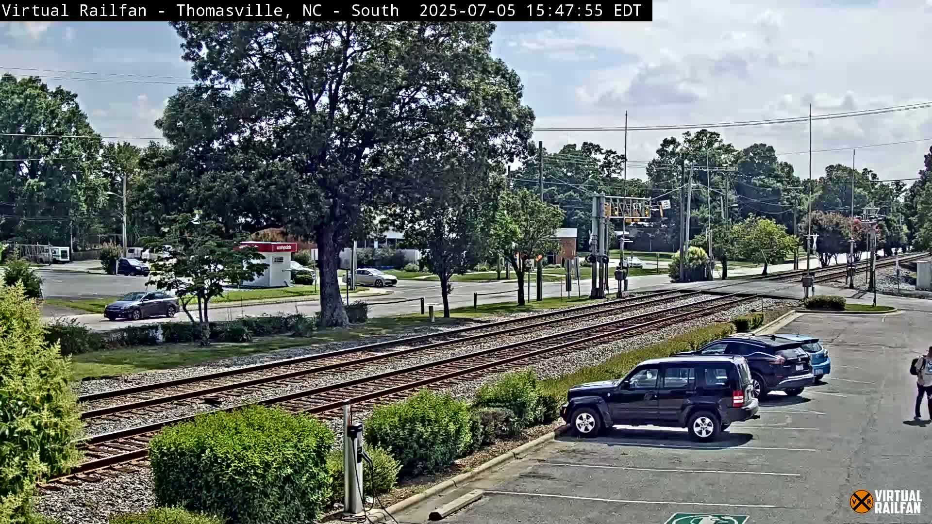 Thomasville Railway Fisher Ferry St. Junction Live Cam - Thomasville, Davidson, North Carolina, USA 