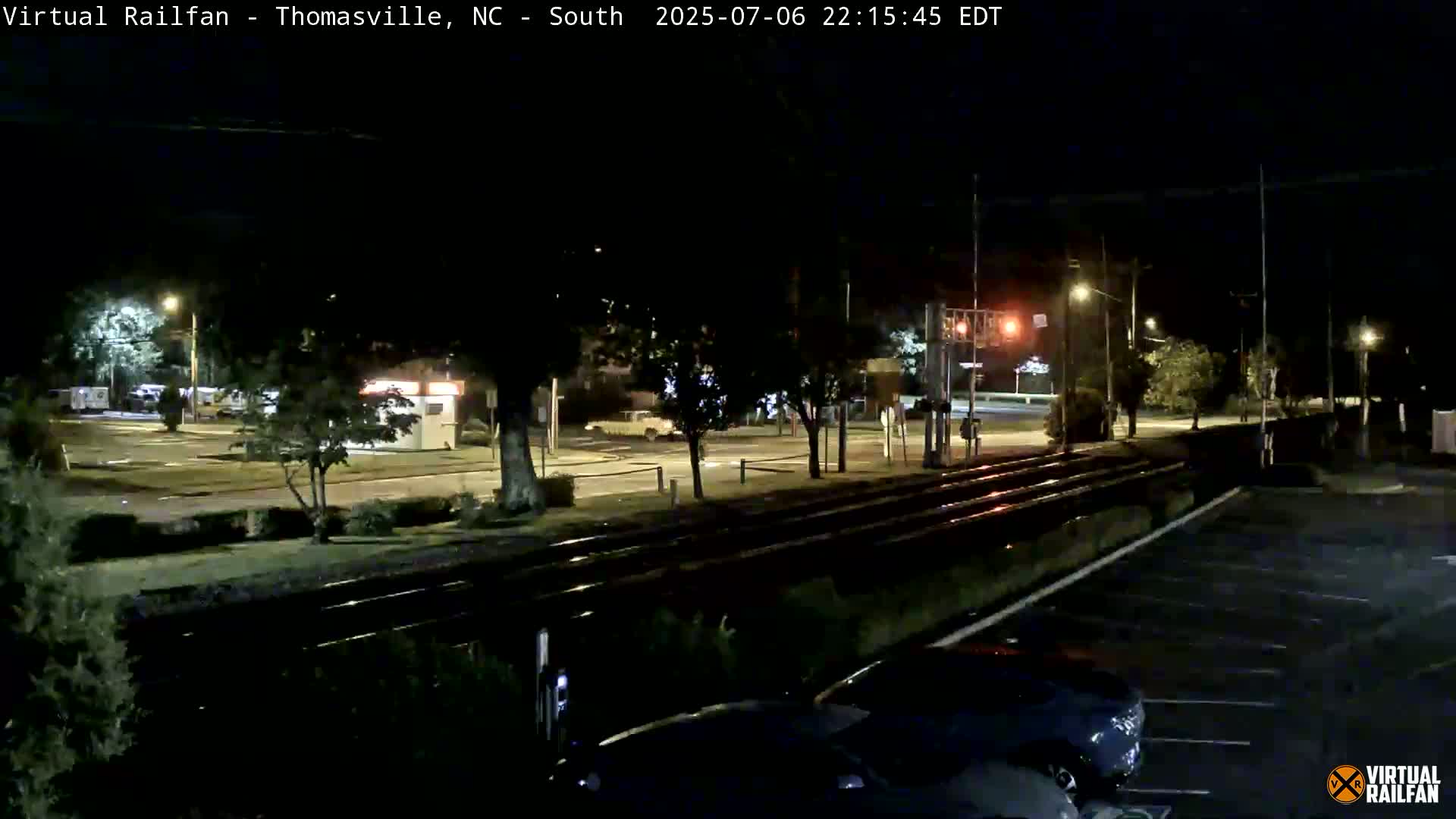 Thomasville Railway Fisher Ferry St. Junction Live Cam - Thomasville, Davidson, North Carolina, USA 