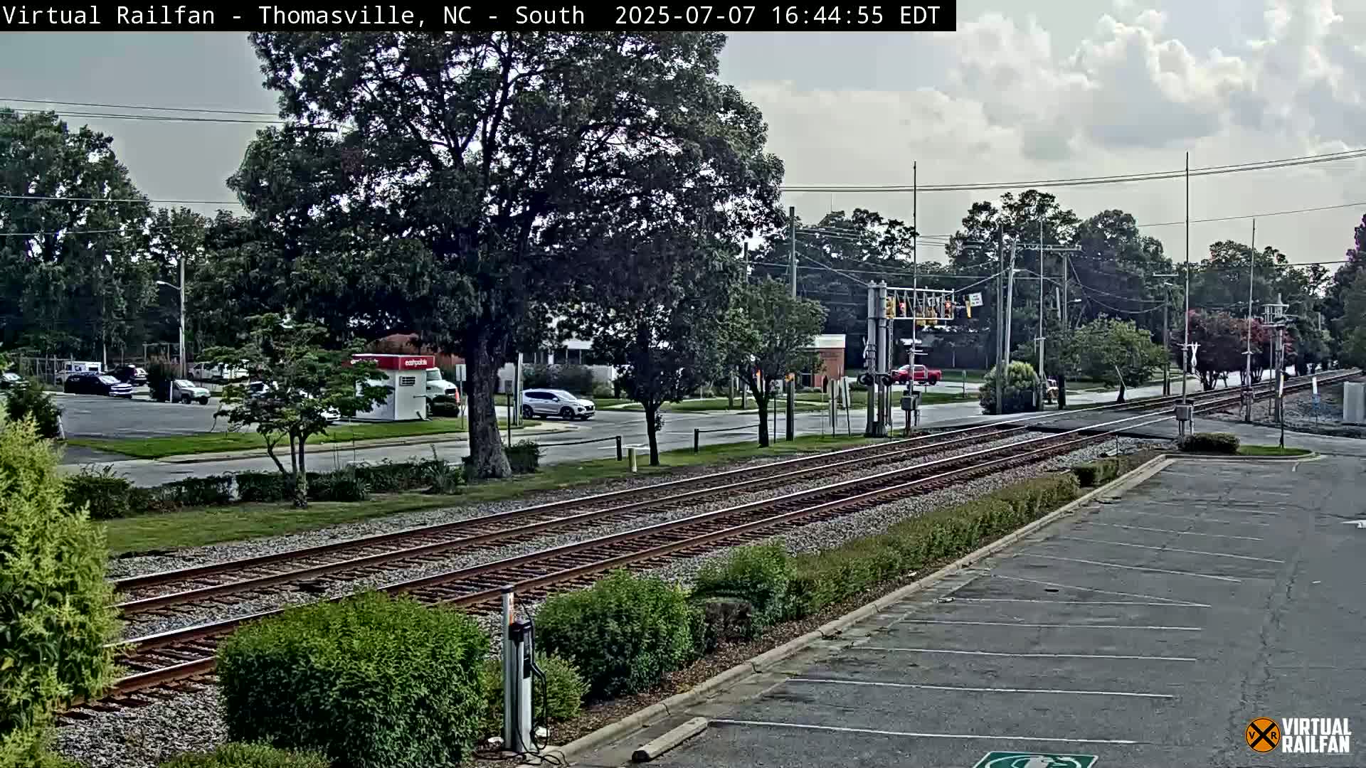 Thomasville Railway Fisher Ferry St. Junction Live Cam - Thomasville, Davidson, North Carolina, USA 