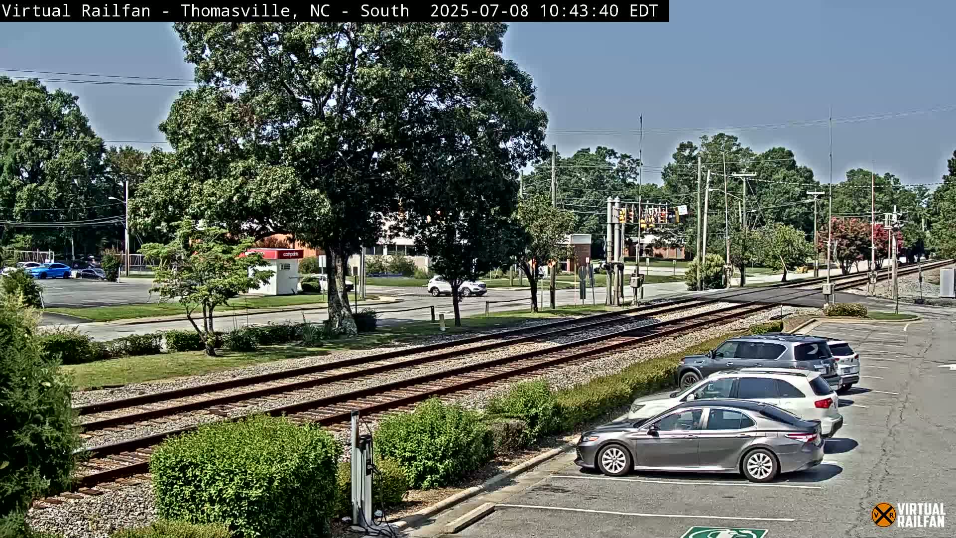 Thomasville Railway Fisher Ferry St. Junction Live Cam - Thomasville, Davidson, North Carolina, USA 