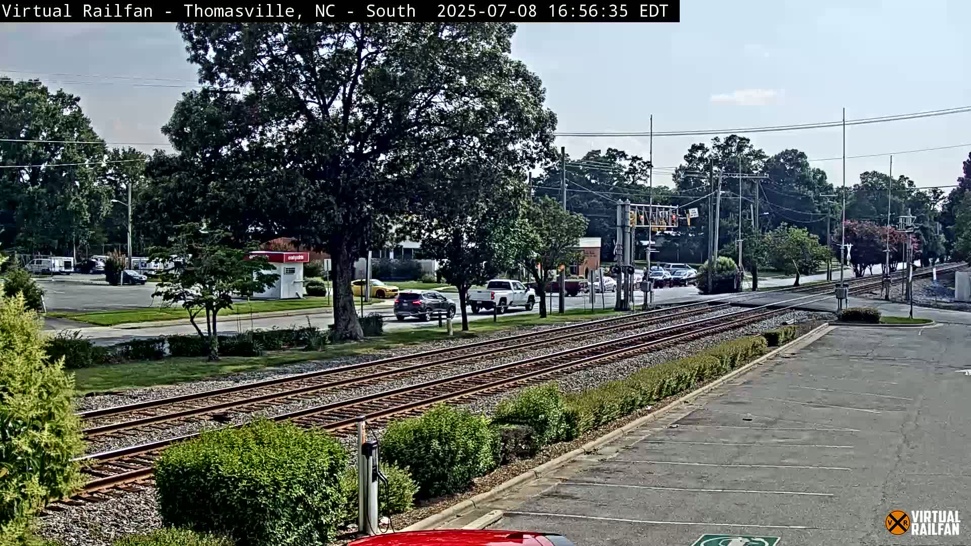 Thomasville Railway Fisher Ferry St. Junction Live Cam - Thomasville, Davidson, North Carolina, USA 