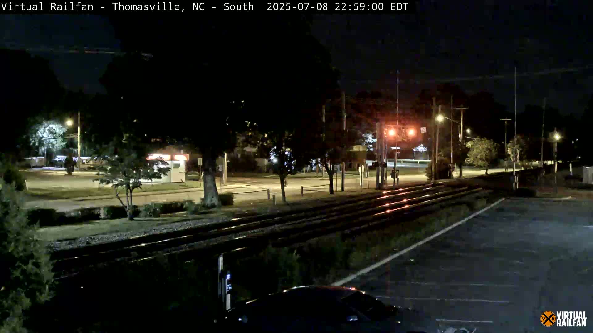 Thomasville Railway Fisher Ferry St. Junction Live Cam - Thomasville, Davidson, North Carolina, USA 