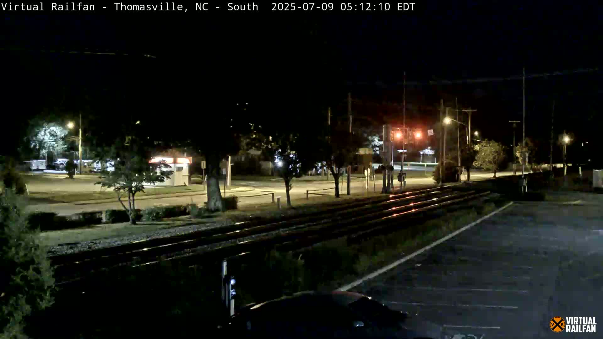 Thomasville Railway Fisher Ferry St. Junction Live Cam - Thomasville, Davidson, North Carolina, USA 
