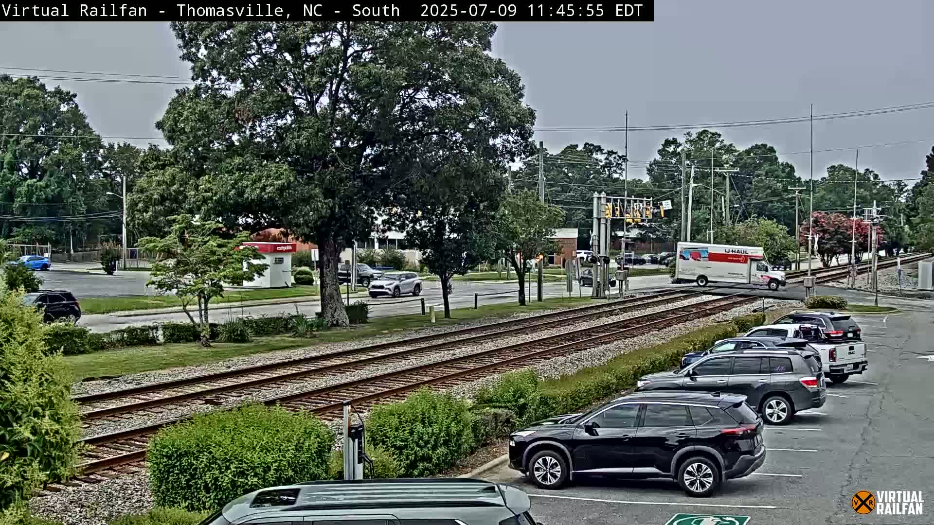 Thomasville Railway Fisher Ferry St. Junction Live Cam - Thomasville, Davidson, North Carolina, USA 
