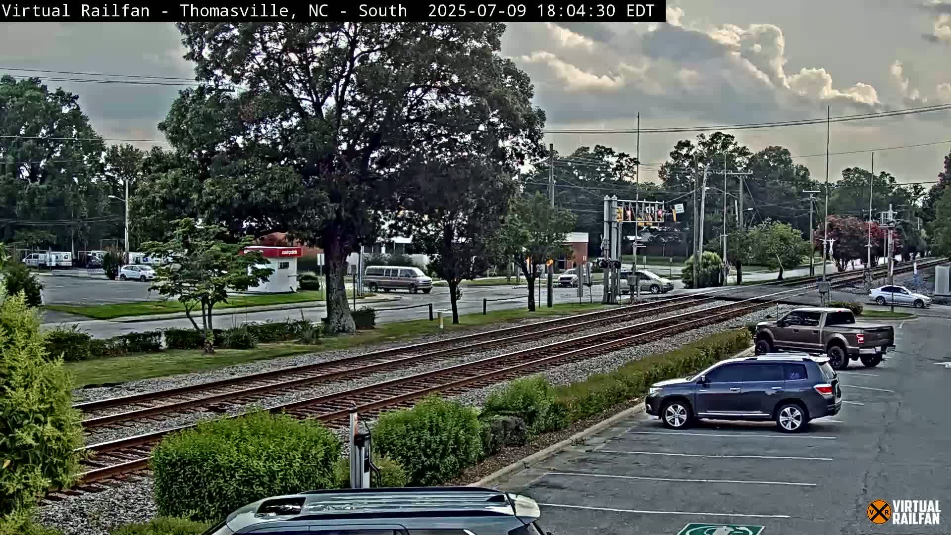 Thomasville Railway Fisher Ferry St. Junction Live Cam - Thomasville, Davidson, North Carolina, USA 