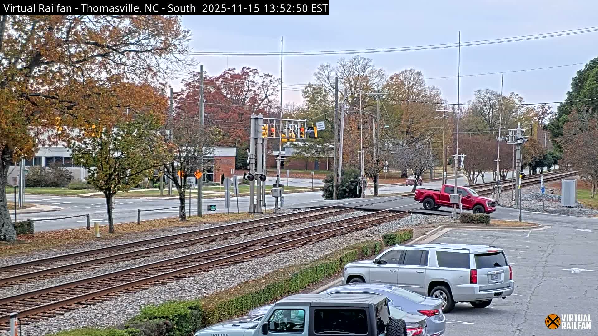 Thomasville Railway Fisher Ferry St. Junction Live Cam - Thomasville, Davidson, North Carolina, USA 