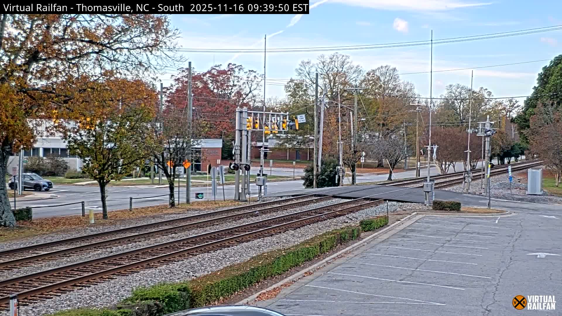 Thomasville Railway Fisher Ferry St. Junction Live Cam - Thomasville, Davidson, North Carolina, USA 