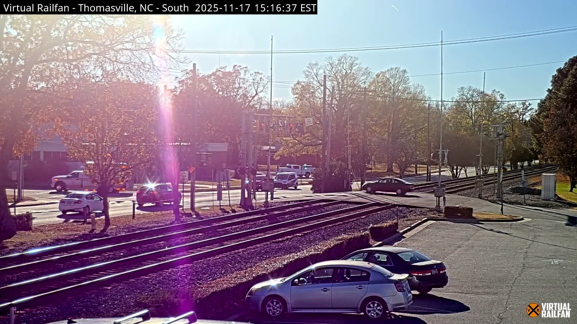 Thomasville Railway Fisher Ferry St. Junction Live Cam - Thomasville, Davidson, North Carolina, USA 