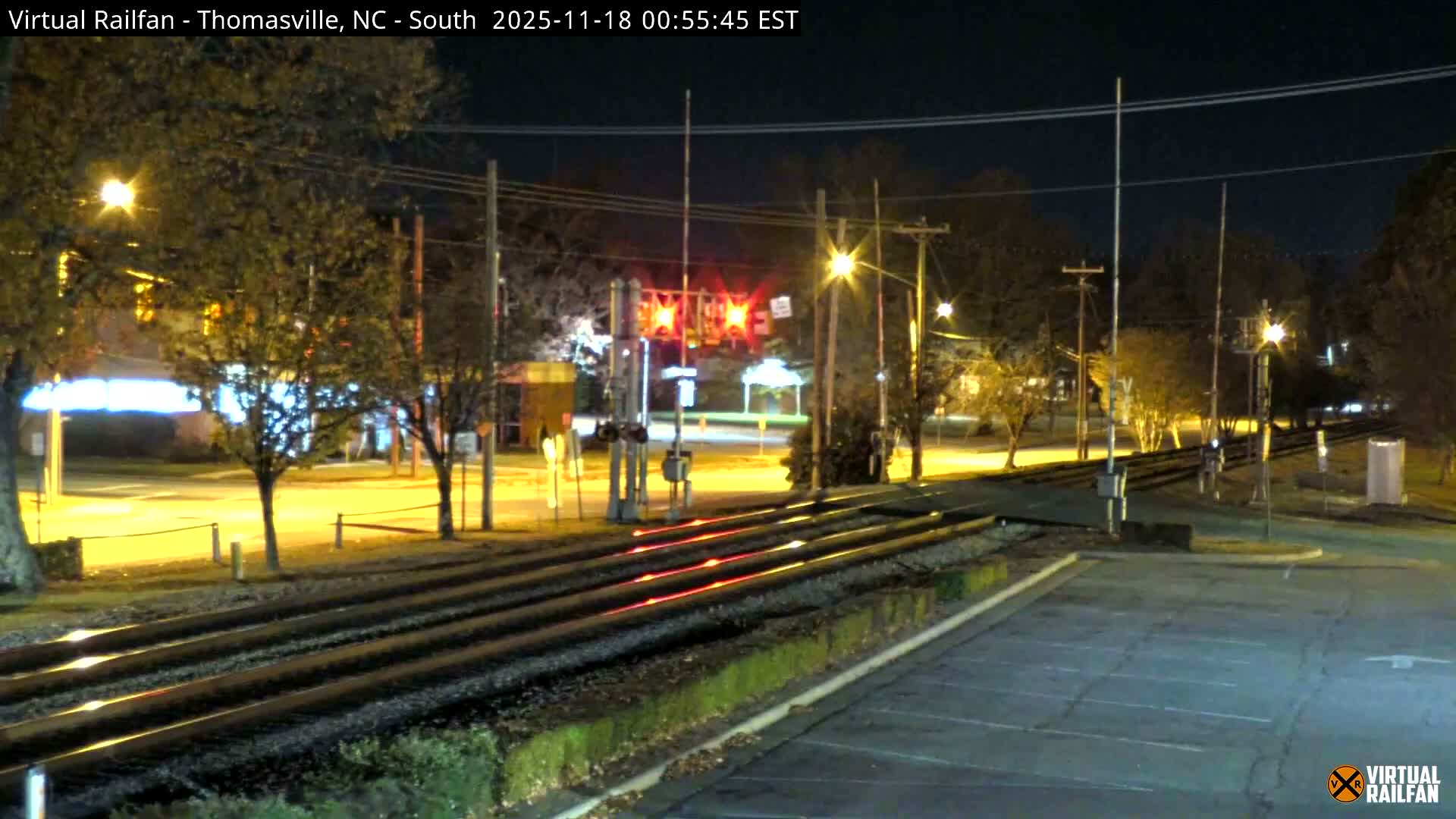 Thomasville Railway Fisher Ferry St. Junction Live Cam - Thomasville, Davidson, North Carolina, USA 