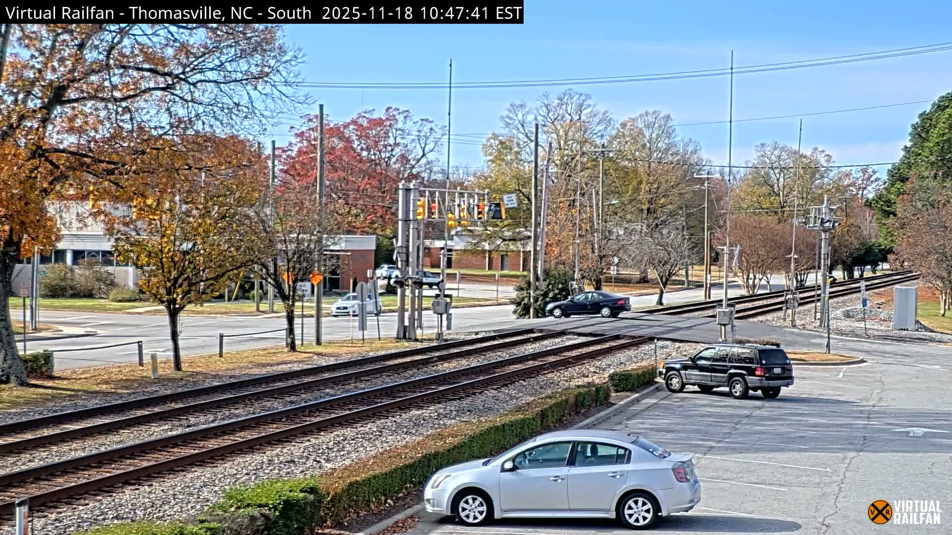 Thomasville Railway Fisher Ferry St. Junction Live Cam - Thomasville, Davidson, North Carolina, USA 