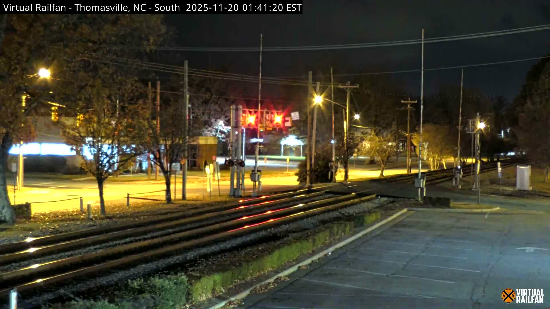 Thomasville Railway Fisher Ferry St. Junction Live Cam - Thomasville, Davidson, North Carolina, USA 