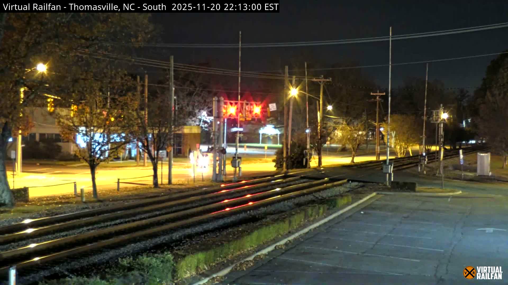 Thomasville Railway Fisher Ferry St. Junction Live Cam - Thomasville, Davidson, North Carolina, USA 