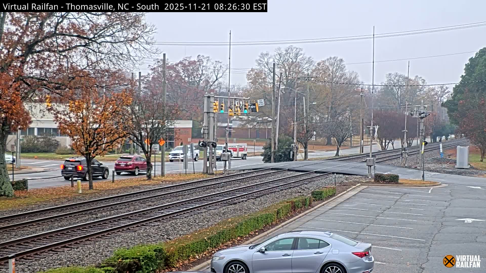 Thomasville Railway Fisher Ferry St. Junction Live Cam - Thomasville, Davidson, North Carolina, USA 