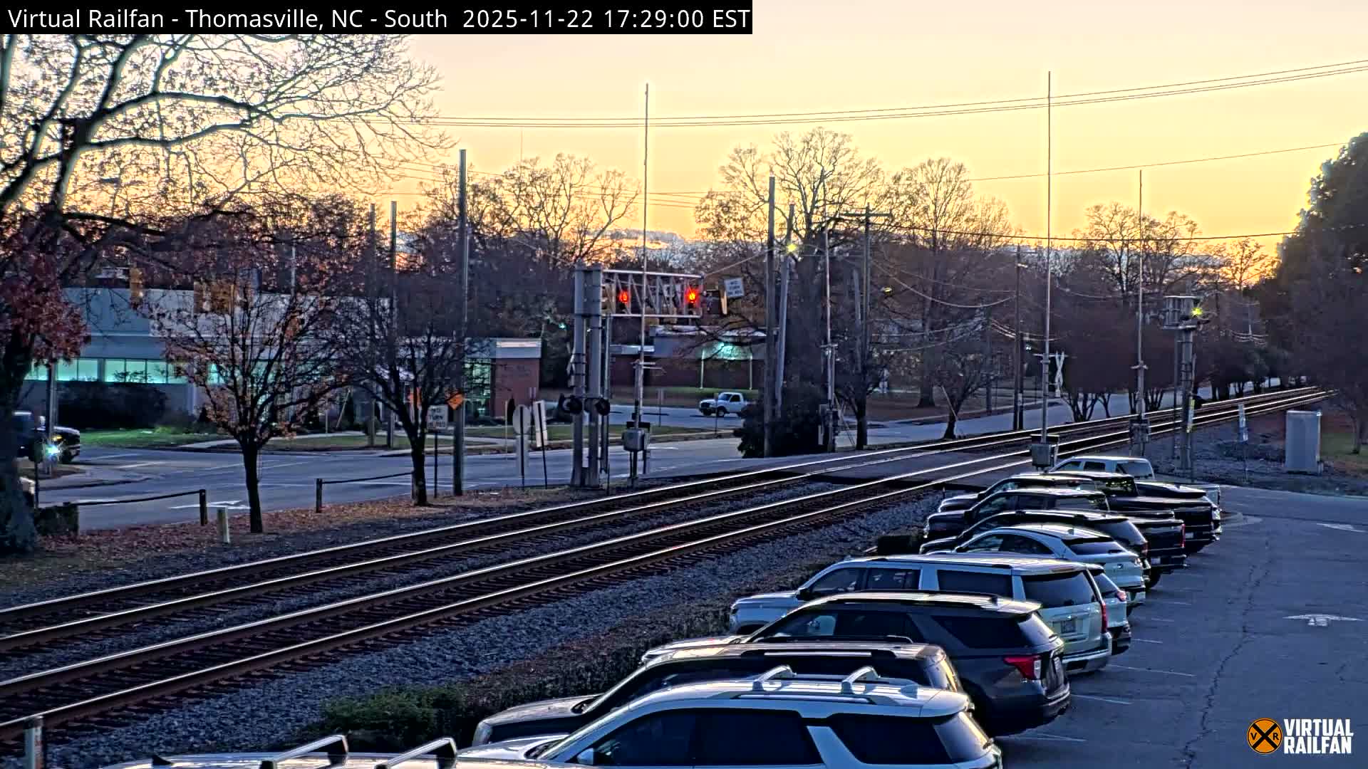 Thomasville Railway Fisher Ferry St. Junction Live Cam - Thomasville, Davidson, North Carolina, USA 