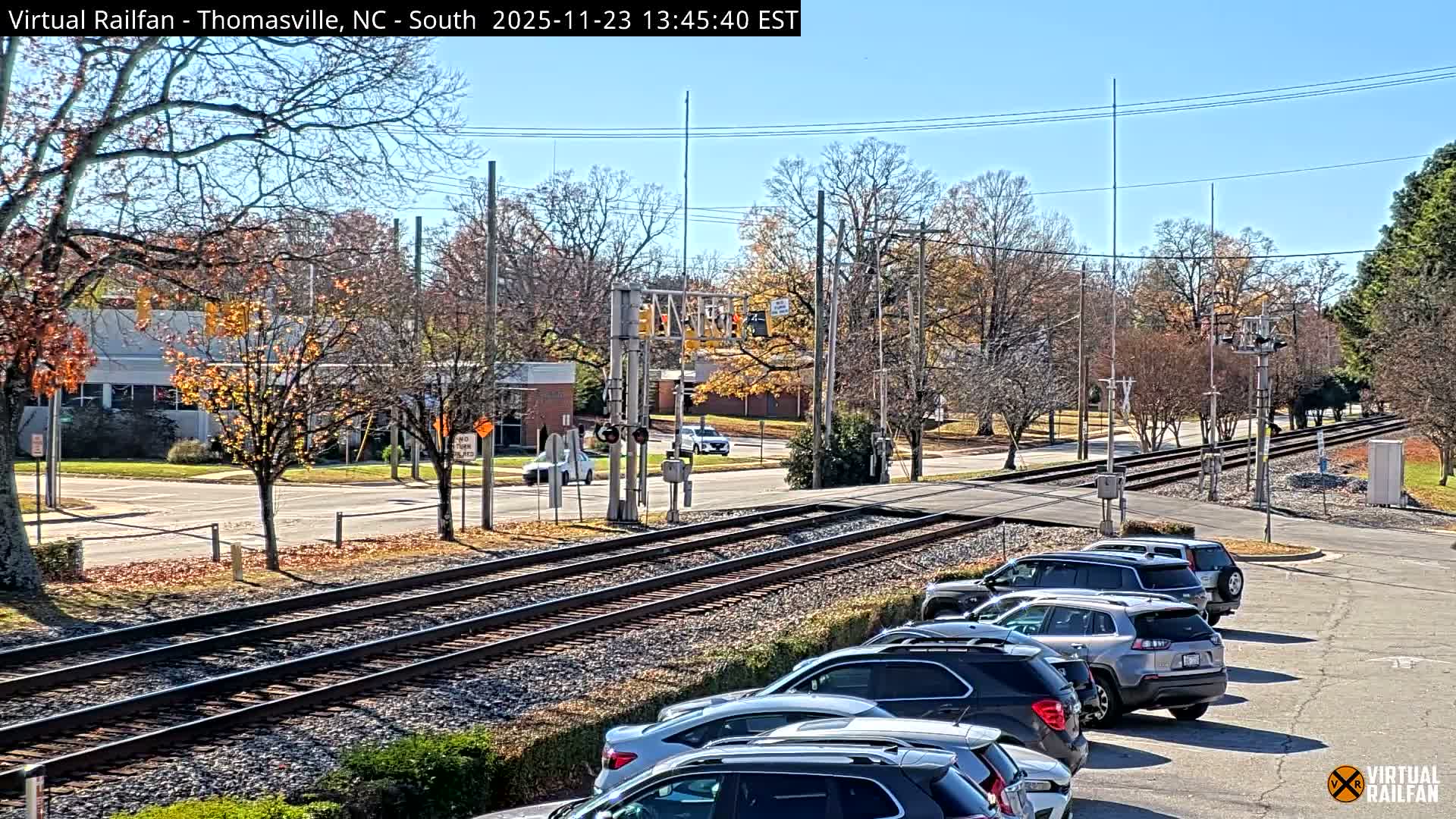 Thomasville Railway Fisher Ferry St. Junction Live Cam - Thomasville, Davidson, North Carolina, USA 