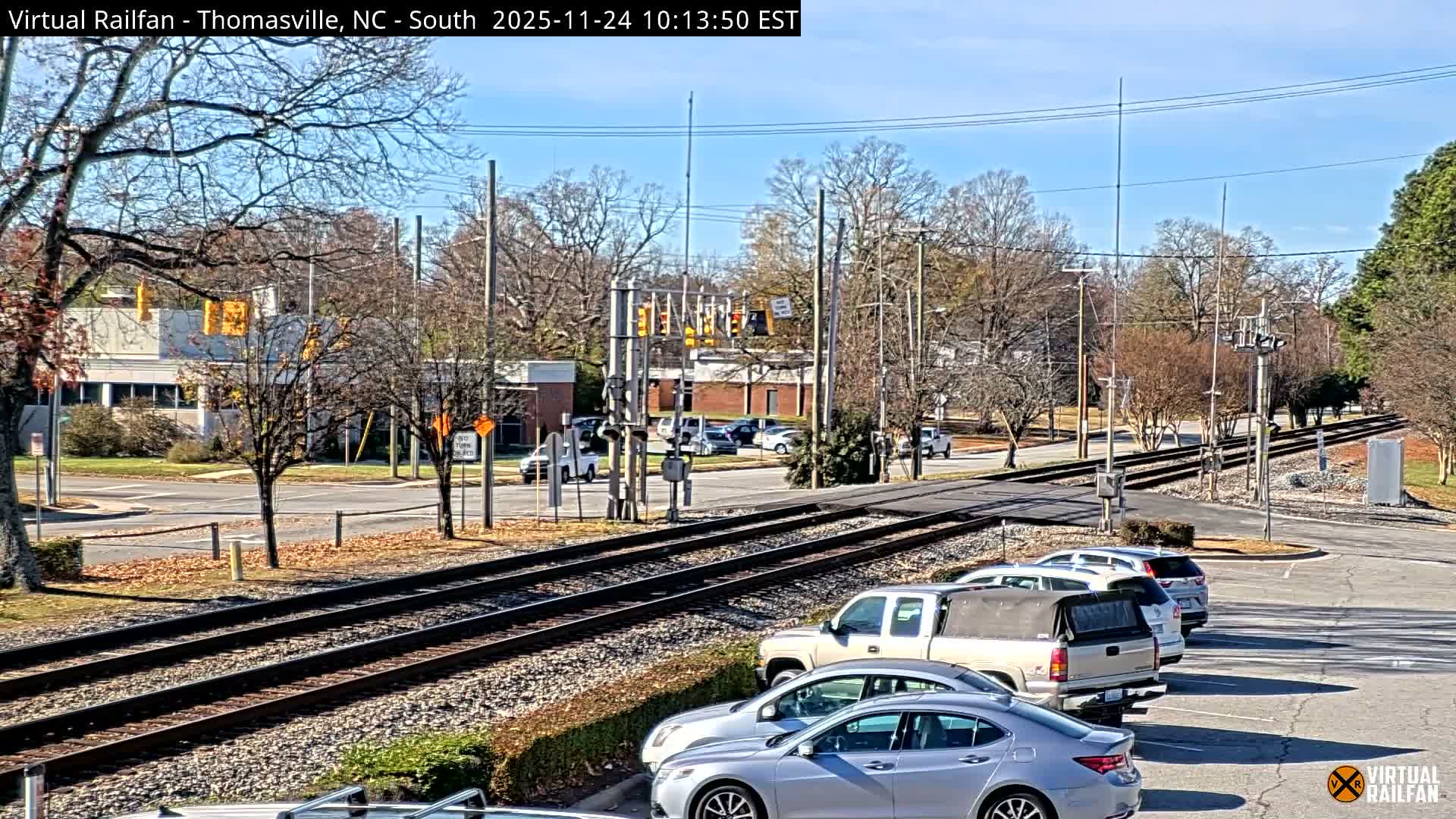 Thomasville Railway Fisher Ferry St. Junction Live Cam - Thomasville, Davidson, North Carolina, USA 