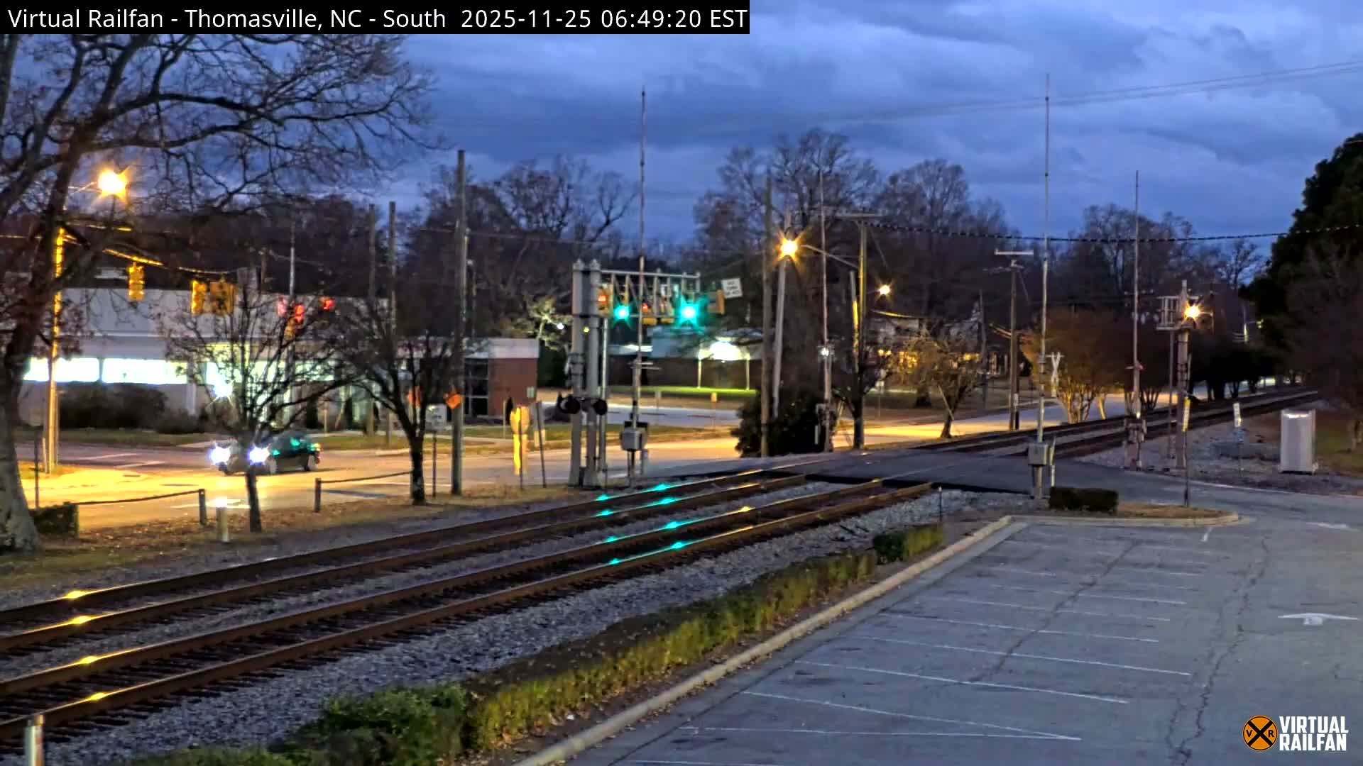 Thomasville Railway Fisher Ferry St. Junction Live Cam - Thomasville, Davidson, North Carolina, USA 