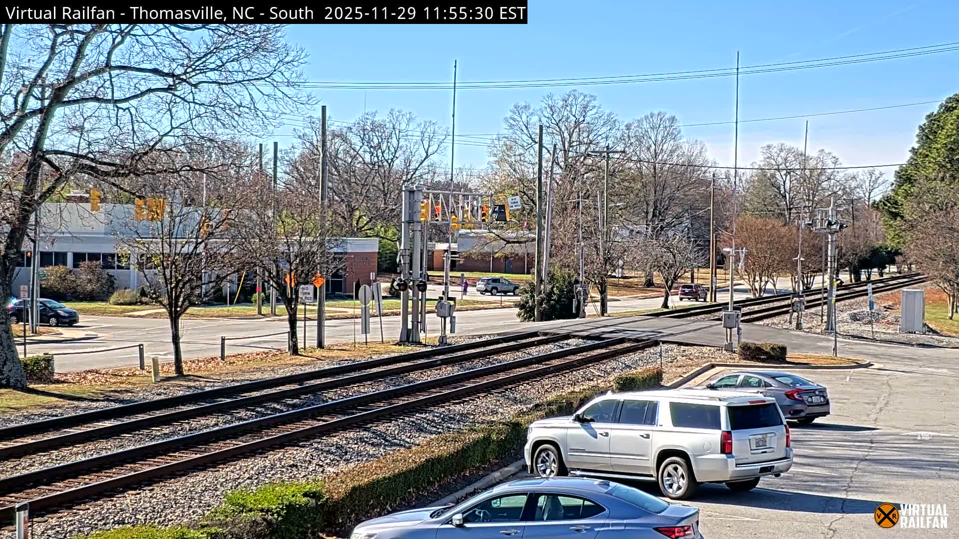 Thomasville Railway Fisher Ferry St. Junction Live Cam - Thomasville, Davidson, North Carolina, USA 