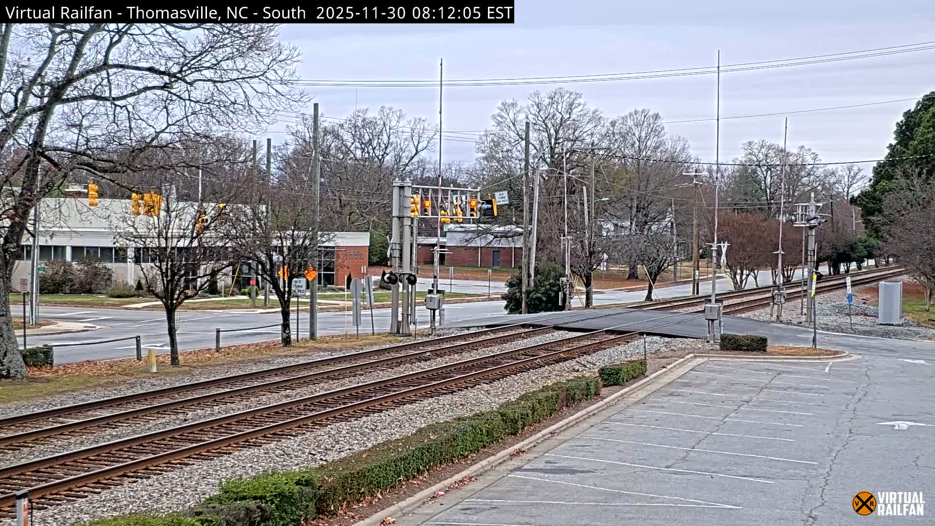 Thomasville Railway Fisher Ferry St. Junction Live Cam - Thomasville, Davidson, North Carolina, USA 
