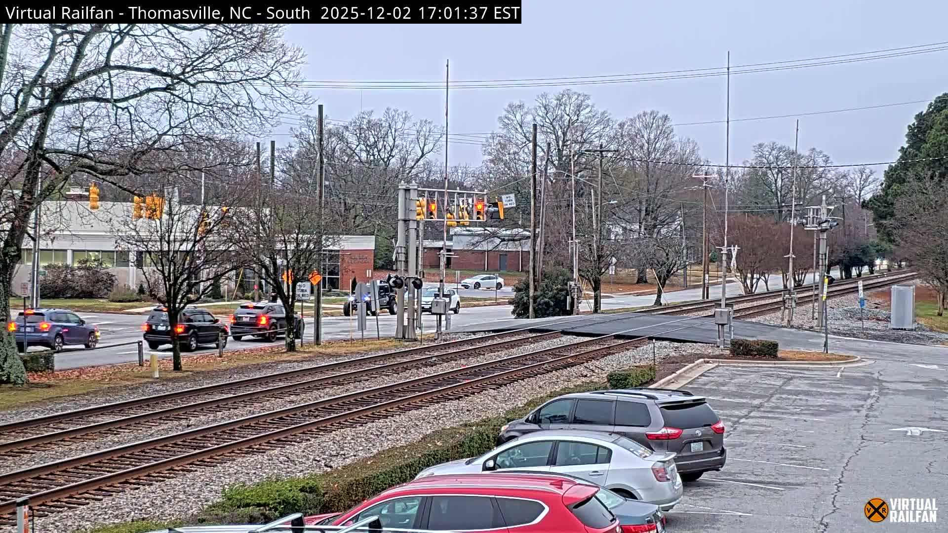 Thomasville Railway Fisher Ferry St. Junction Live Cam - Thomasville, Davidson, North Carolina, USA 