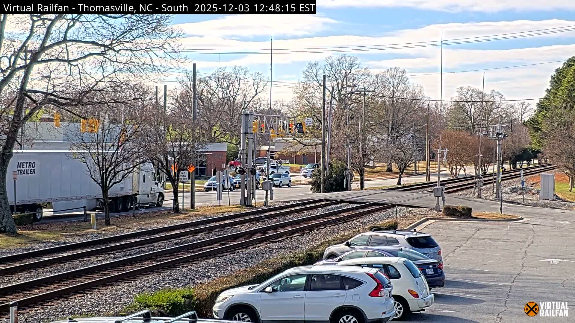 Thomasville Railway Fisher Ferry St. Junction Live Cam - Thomasville, Davidson, North Carolina, USA 