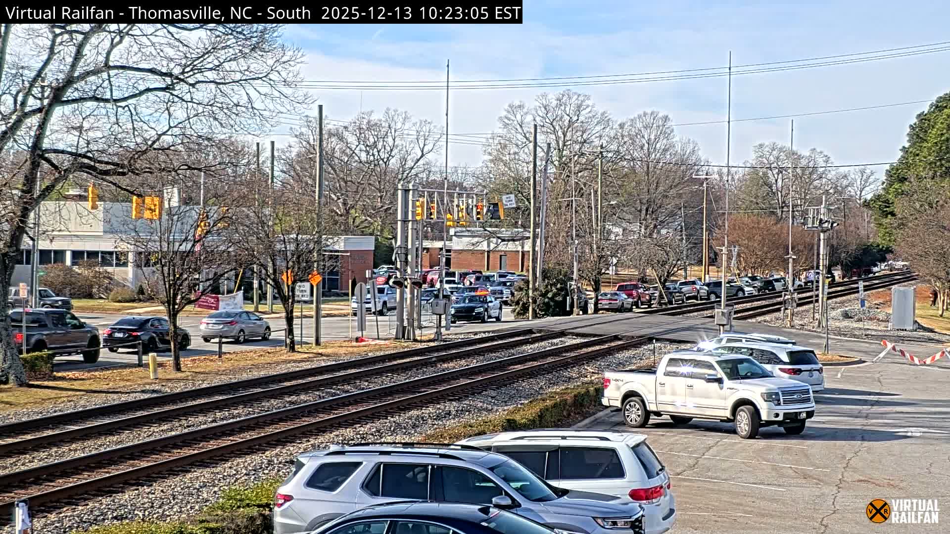 Thomasville Railway Fisher Ferry St. Junction Live Cam - Thomasville, Davidson, North Carolina, USA 