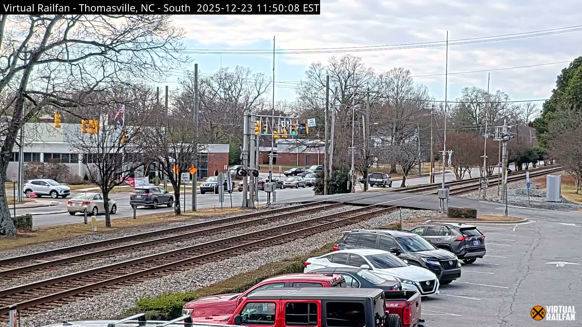 Thomasville Railway Fisher Ferry St. Junction Live Cam - Thomasville, Davidson, North Carolina, USA 
