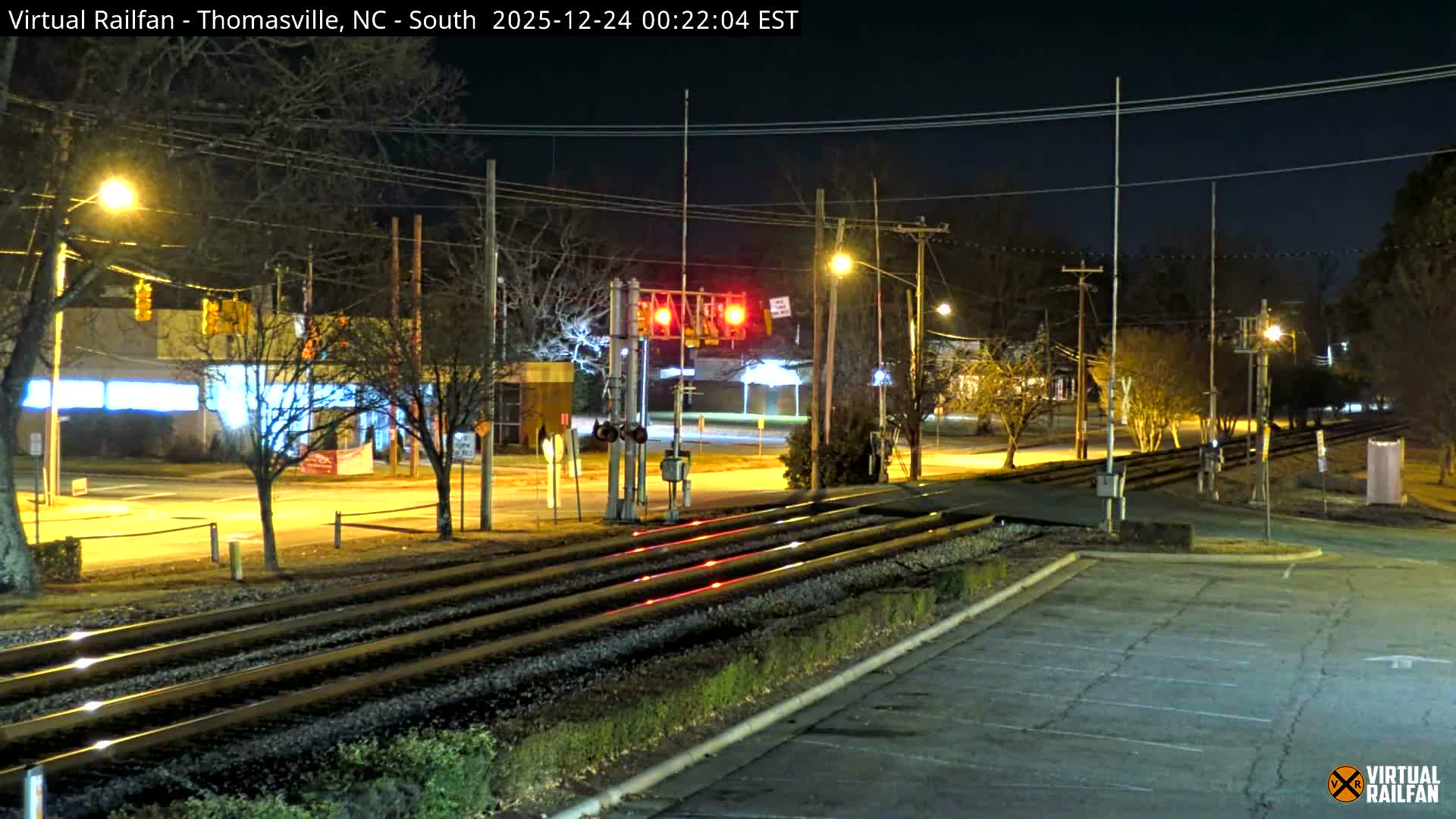 Thomasville Railway Fisher Ferry St. Junction Live Cam - Thomasville, Davidson, North Carolina, USA 