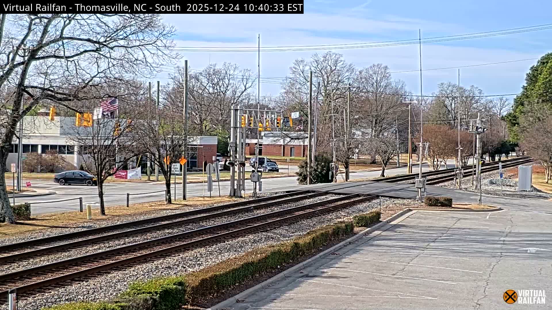 Thomasville Railway Fisher Ferry St. Junction Live Cam - Thomasville, Davidson, North Carolina, USA 