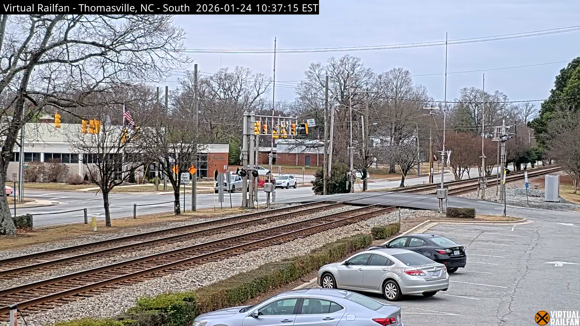 Thomasville Railway Fisher Ferry St. Junction Live Cam - Thomasville, Davidson, North Carolina, USA 