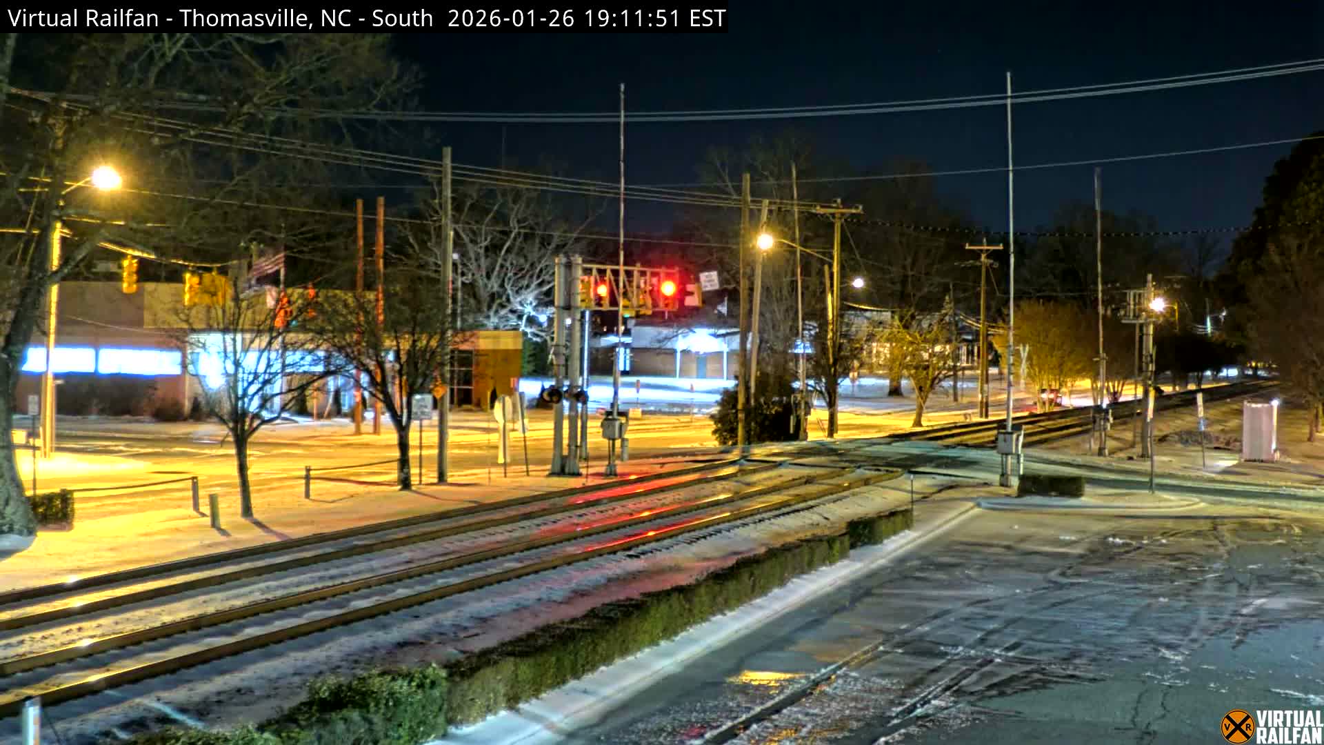 Thomasville Railway Fisher Ferry St. Junction Live Cam - Thomasville, Davidson, North Carolina, USA 