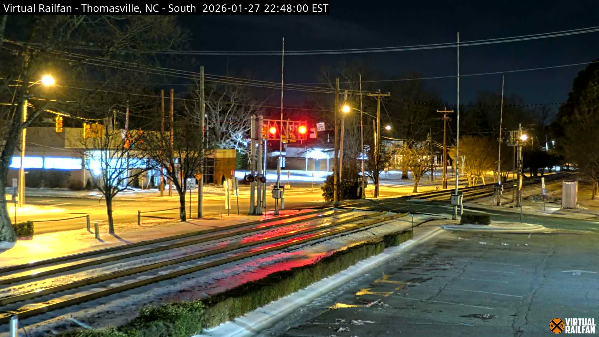 Thomasville Railway Fisher Ferry St. Junction Live Cam - Thomasville, Davidson, North Carolina, USA 