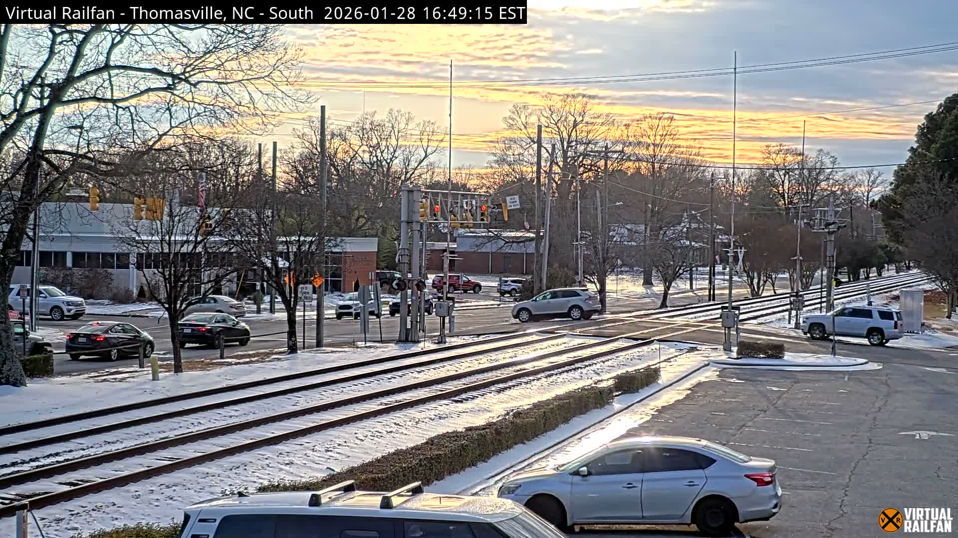 Thomasville Railway Fisher Ferry St. Junction Live Cam - Thomasville, Davidson, North Carolina, USA 