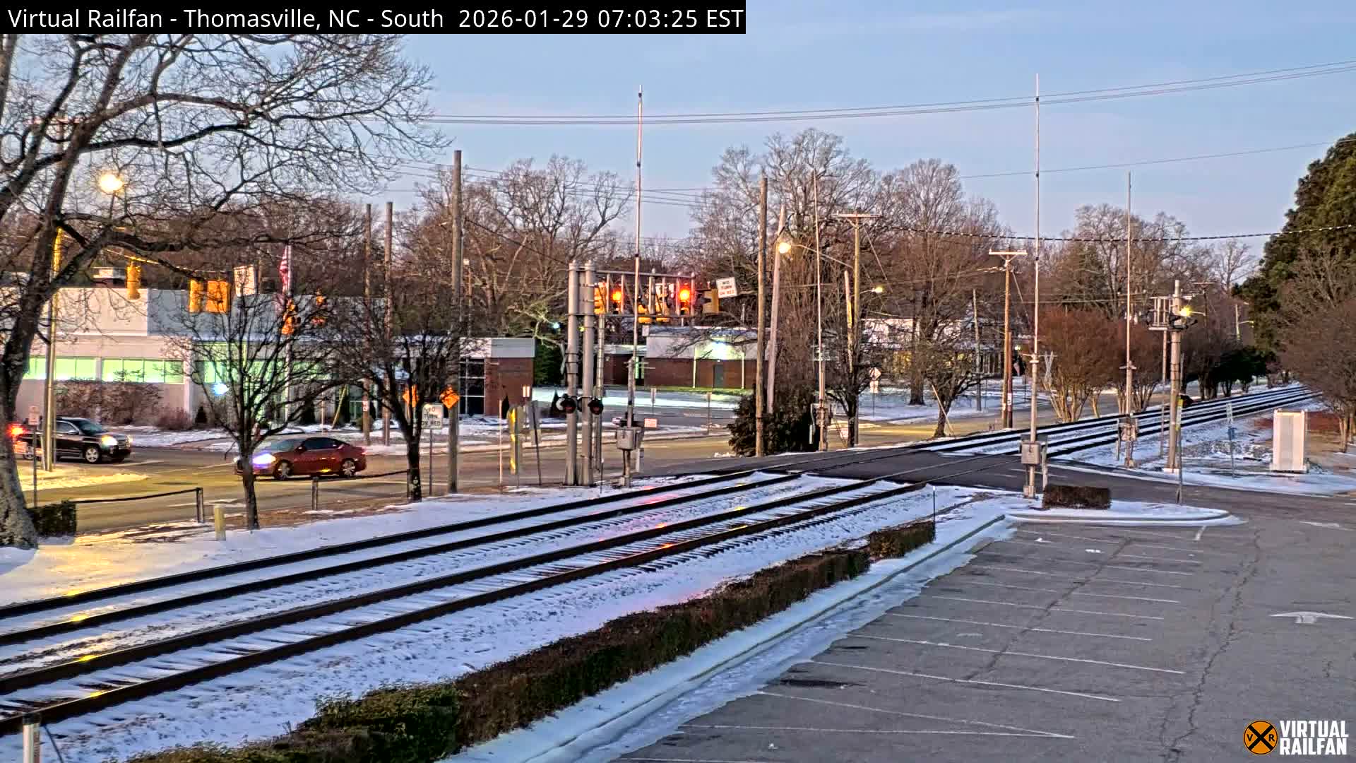 Thomasville Railway Fisher Ferry St. Junction Live Cam - Thomasville, Davidson, North Carolina, USA 