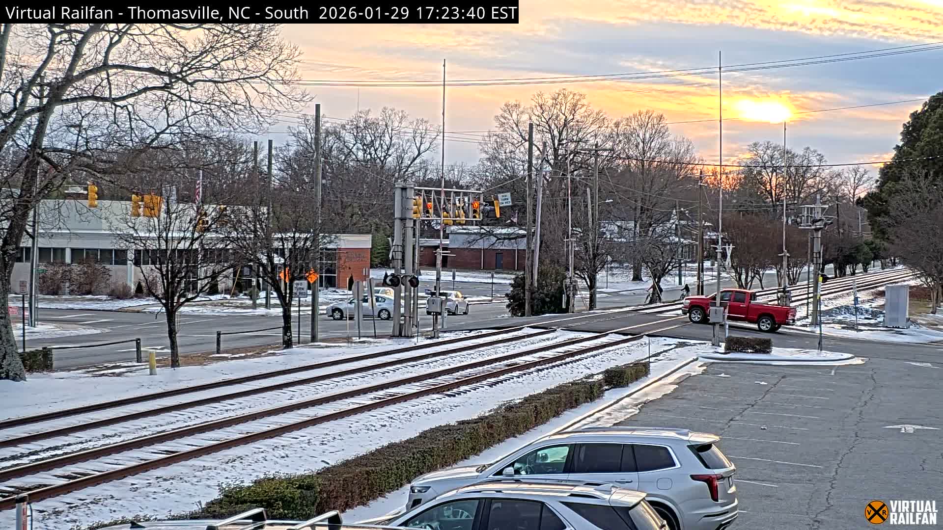 Thomasville Railway Fisher Ferry St. Junction Live Cam - Thomasville, Davidson, North Carolina, USA 