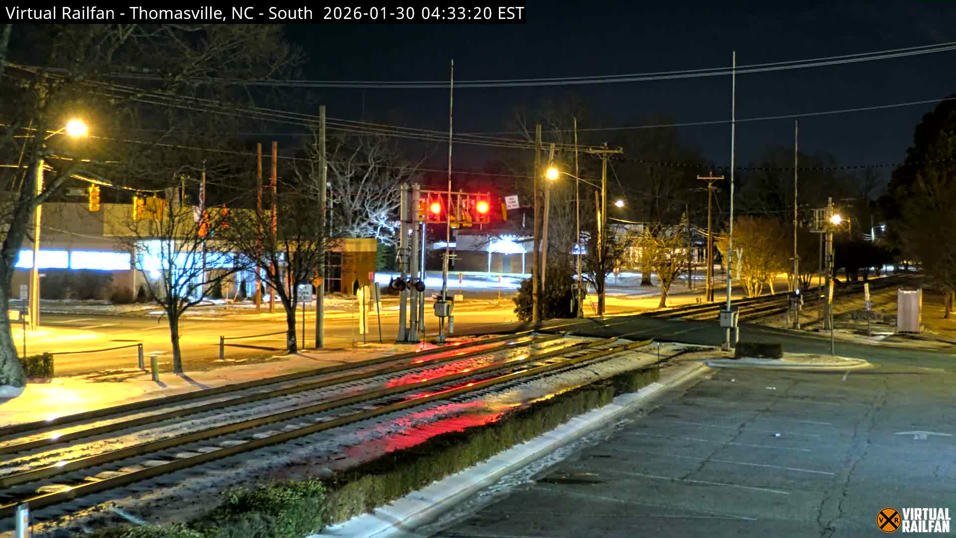 Thomasville Railway Fisher Ferry St. Junction Live Cam - Thomasville, Davidson, North Carolina, USA 