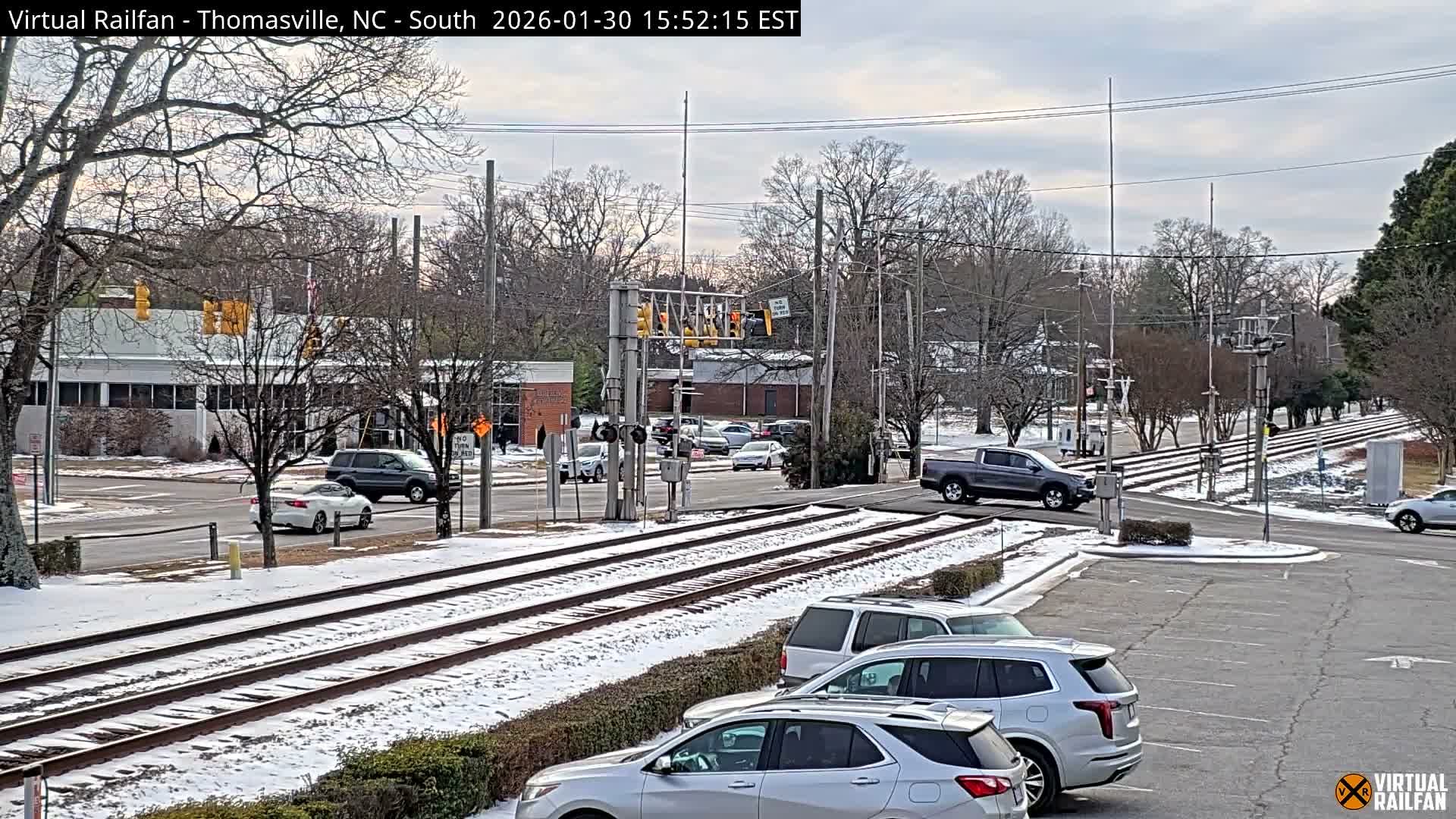 Thomasville Railway Fisher Ferry St. Junction Live Cam - Thomasville, Davidson, North Carolina, USA 