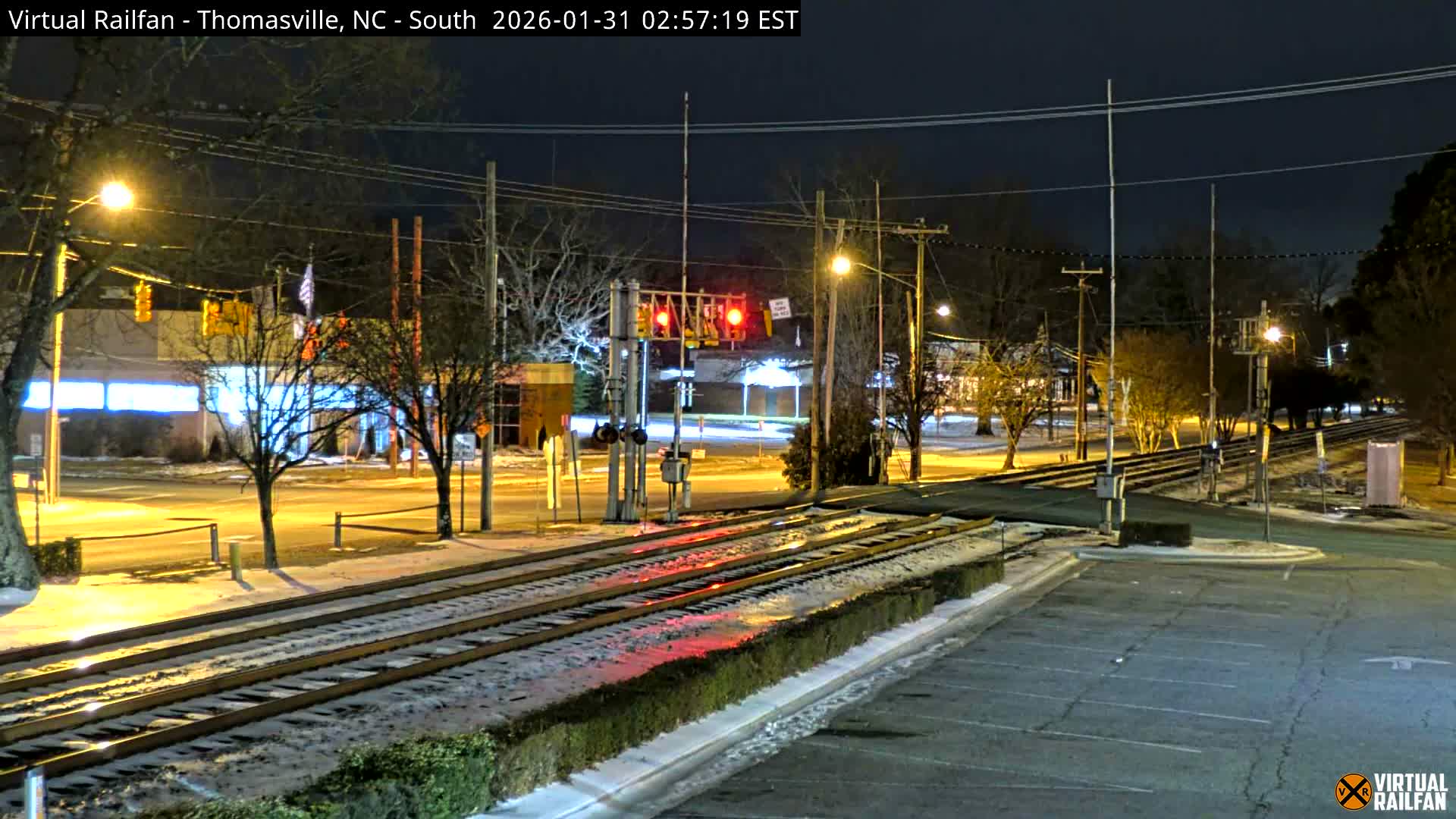 Thomasville Railway Fisher Ferry St. Junction Live Cam - Thomasville, Davidson, North Carolina, USA 