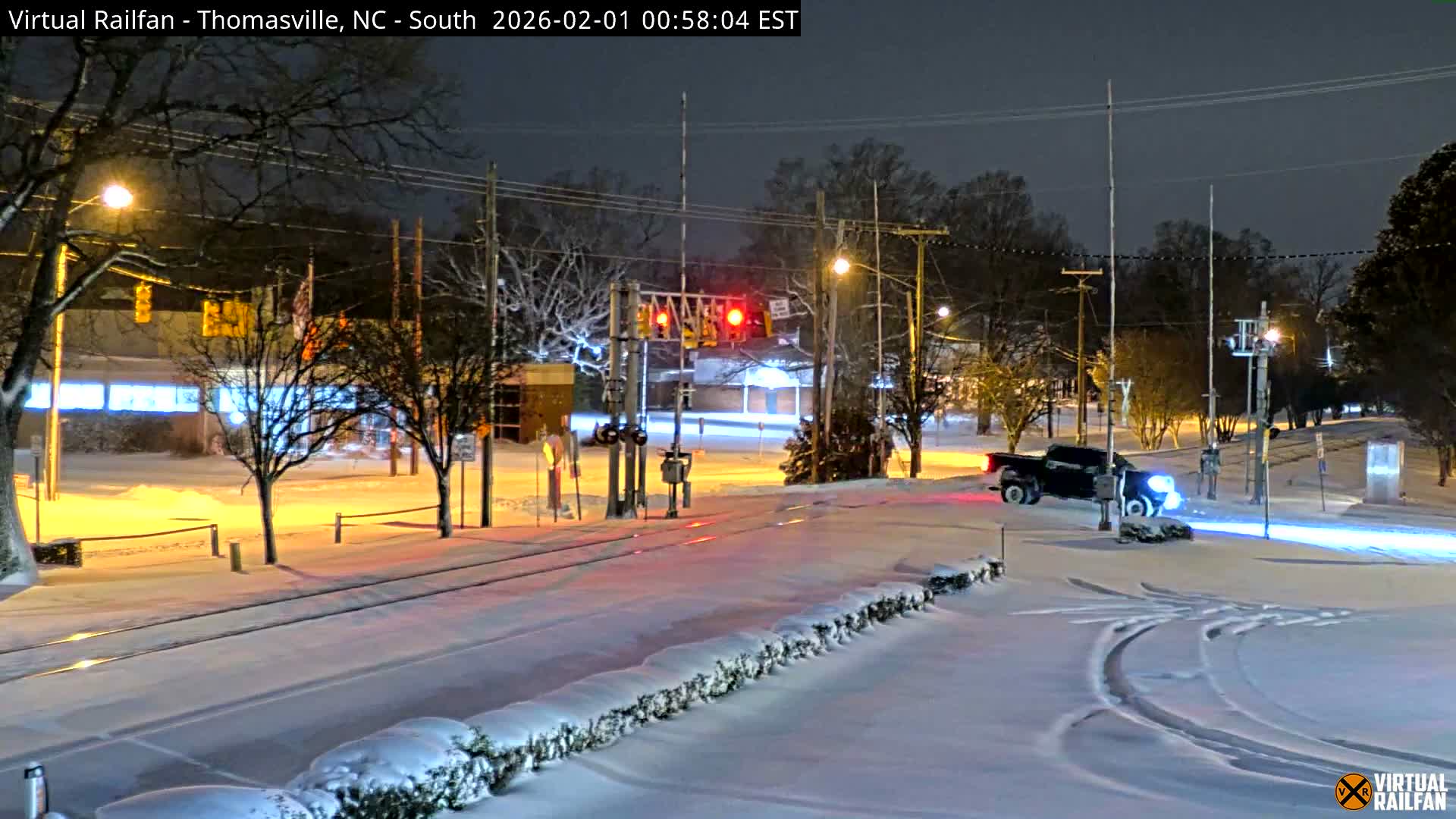Thomasville Railway Fisher Ferry St. Junction Live Cam - Thomasville, Davidson, North Carolina, USA 