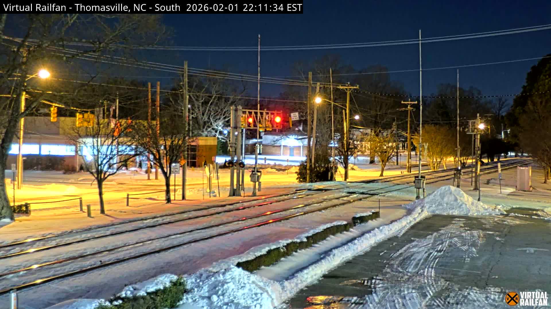 Thomasville Railway Fisher Ferry St. Junction Live Cam - Thomasville, Davidson, North Carolina, USA 