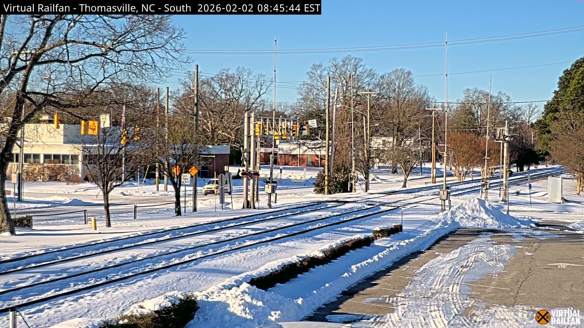 Thomasville Railway Fisher Ferry St. Junction Live Cam - Thomasville, Davidson, North Carolina, USA 