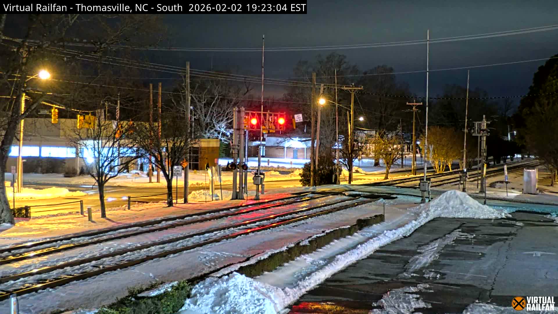 Thomasville Railway Fisher Ferry St. Junction Live Cam - Thomasville, Davidson, North Carolina, USA 