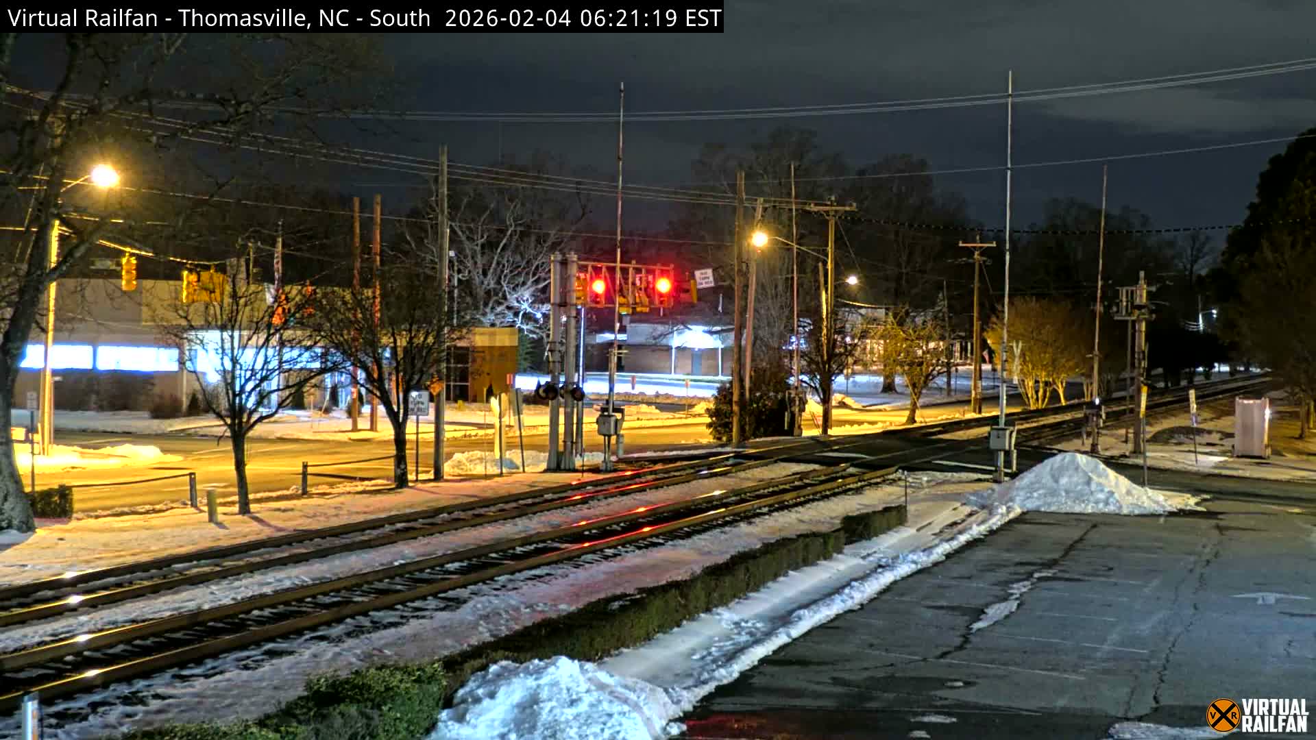 Thomasville Railway Fisher Ferry St. Junction Live Cam - Thomasville, Davidson, North Carolina, USA 