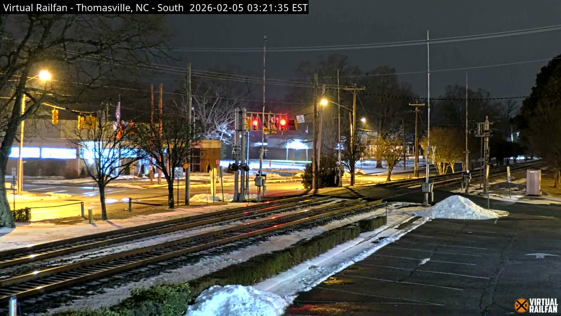 Thomasville Railway Fisher Ferry St. Junction Live Cam - Thomasville, Davidson, North Carolina, USA 