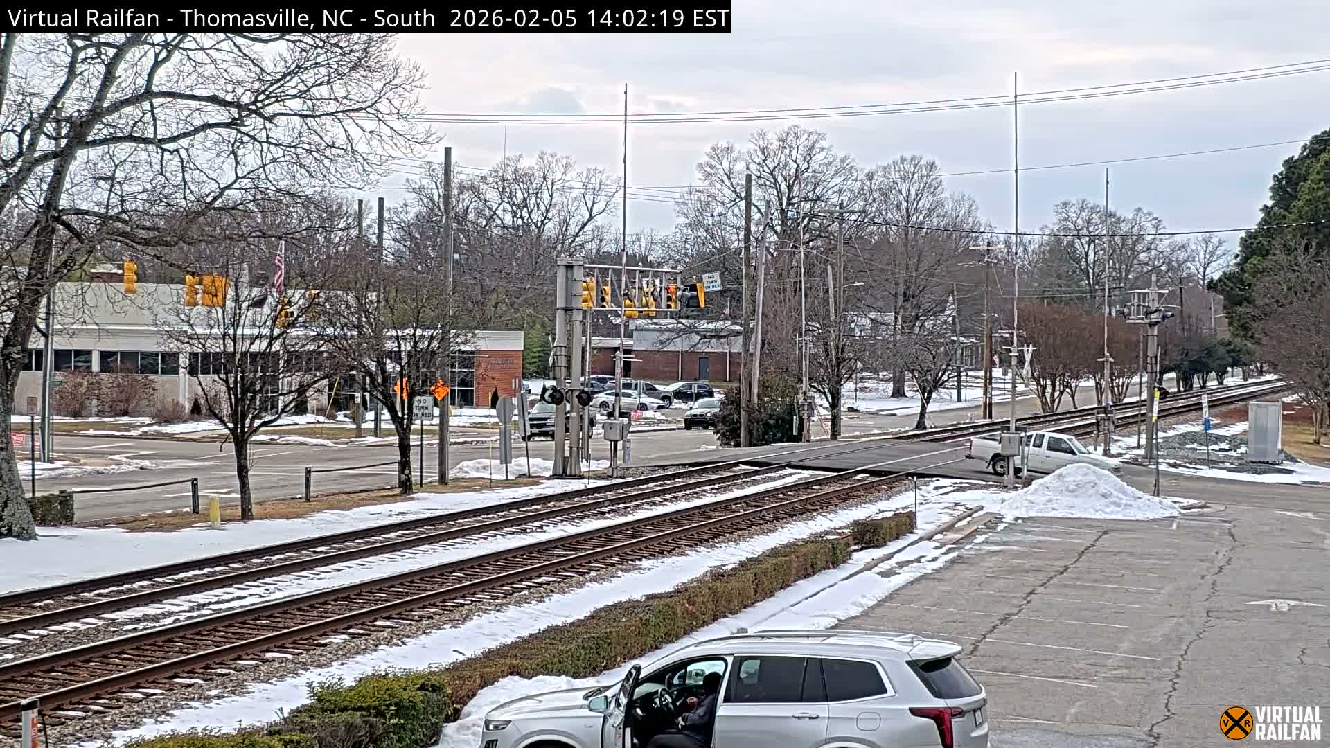 Thomasville Railway Fisher Ferry St. Junction Live Cam - Thomasville, Davidson, North Carolina, USA 