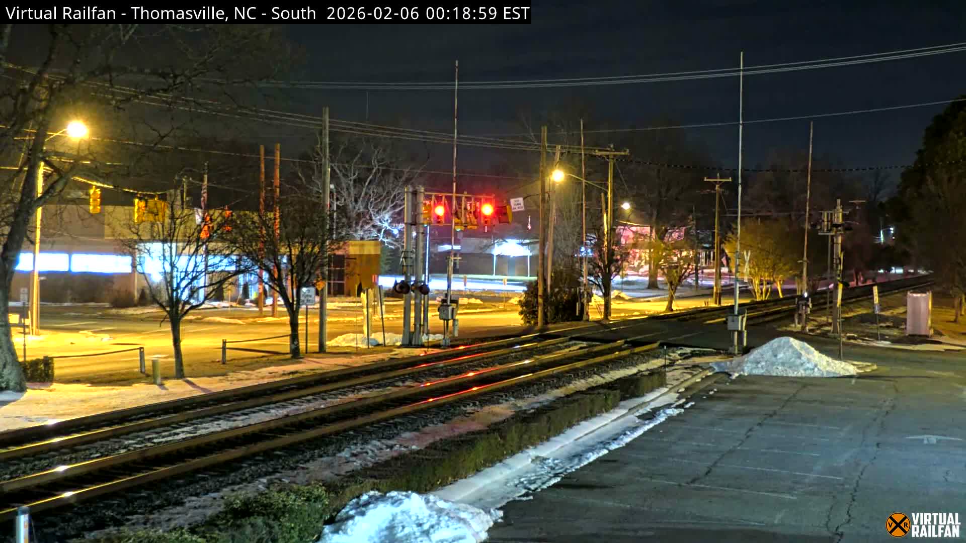 Thomasville Railway Fisher Ferry St. Junction Live Cam - Thomasville, Davidson, North Carolina, USA 