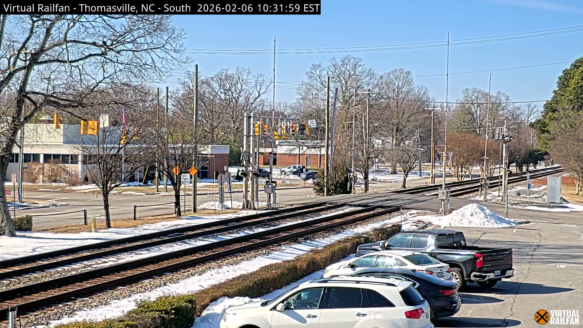 Thomasville Railway Fisher Ferry St. Junction Live Cam - Thomasville, Davidson, North Carolina, USA 