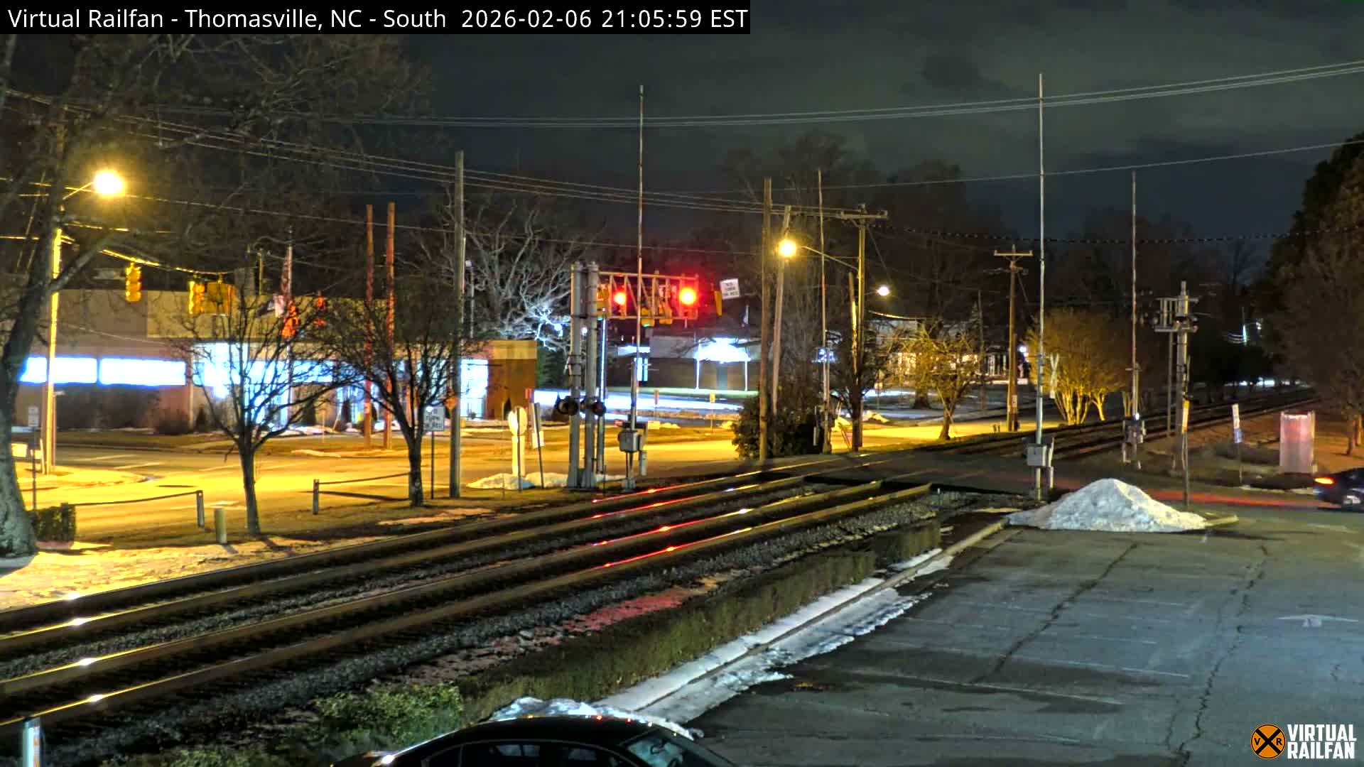 Thomasville Railway Fisher Ferry St. Junction Live Cam - Thomasville, Davidson, North Carolina, USA 